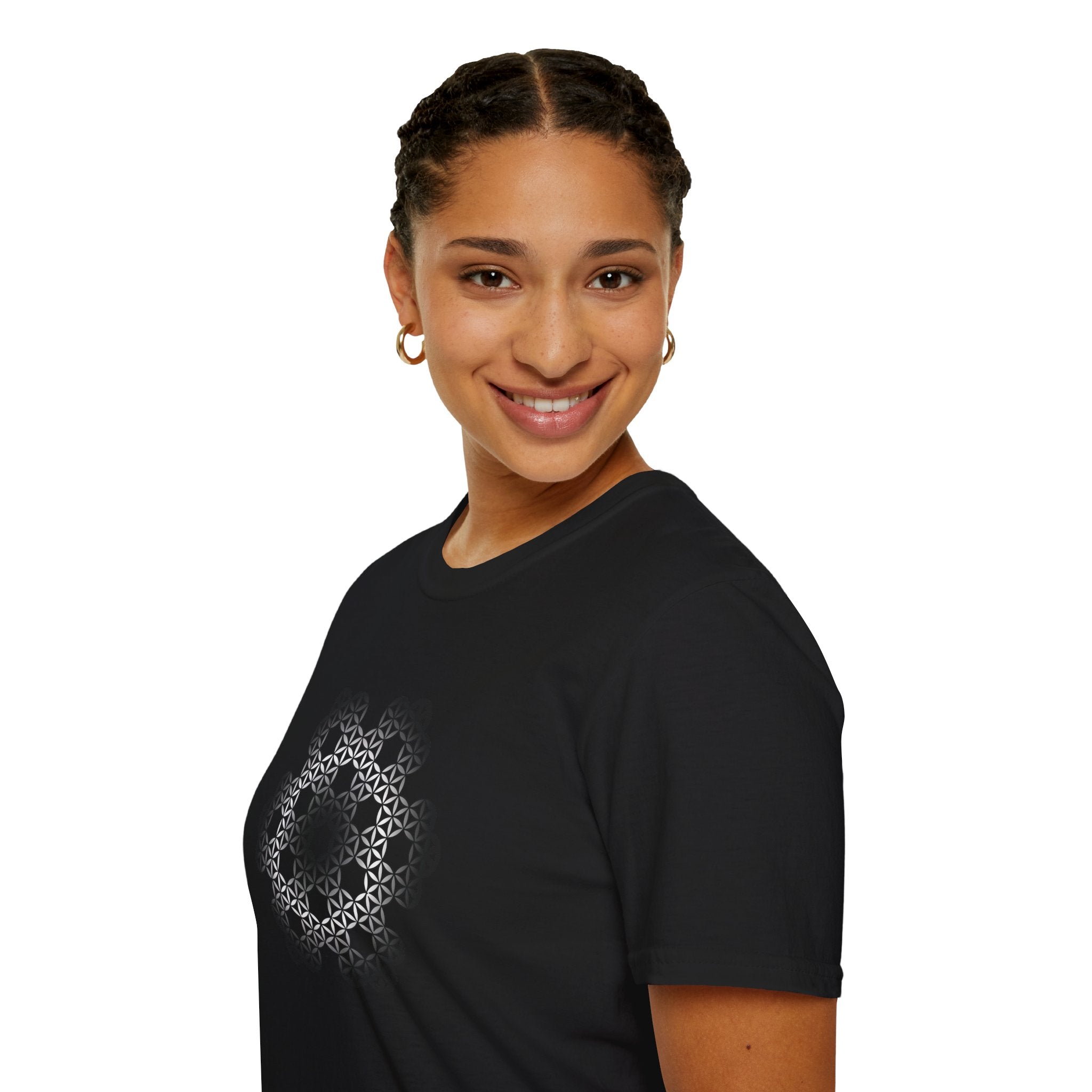 Flower Of Life Shirts Optical Illusion T-Shirt - Sacred Geometry Unisex Tee