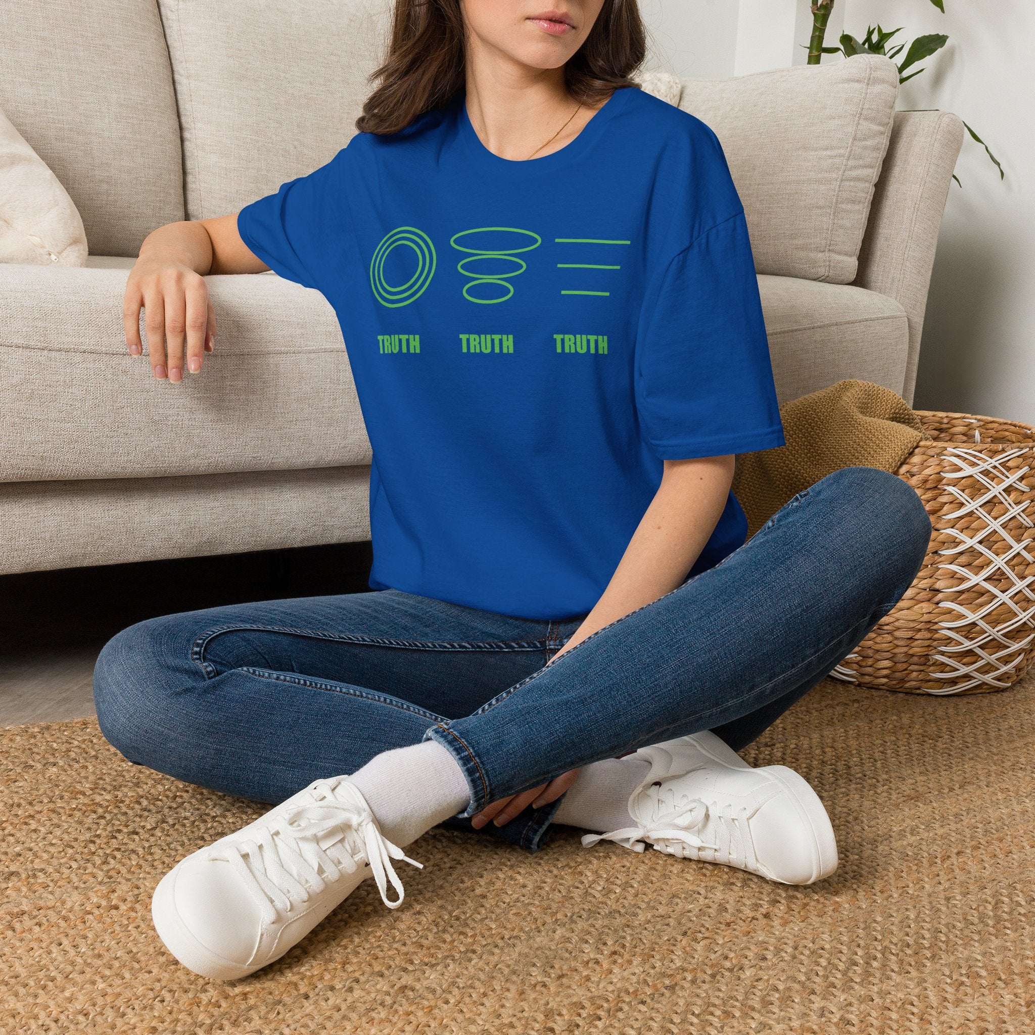 Three Truths | Flower Of Life Shirts T-Shirt | Sacred Geometry Graphic Tee