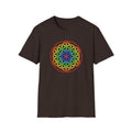 Flower Of Life Shirts Rainbow Mandala T-Shirt - All Our Mandala Are Belong To You — Sacred Geometry Unisex Tee