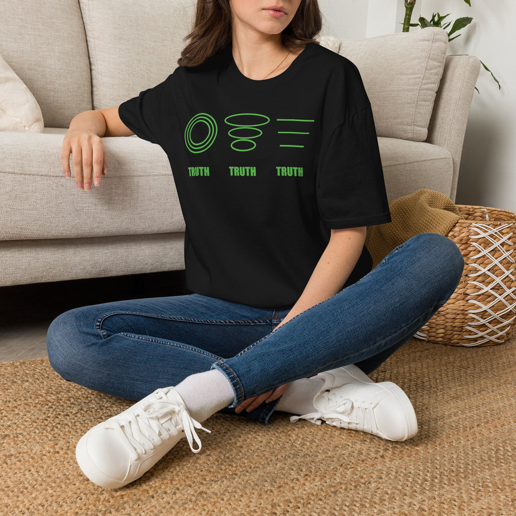 Three Truths | Flower Of Life Shirts T-Shirt | Sacred Geometry Graphic Tee