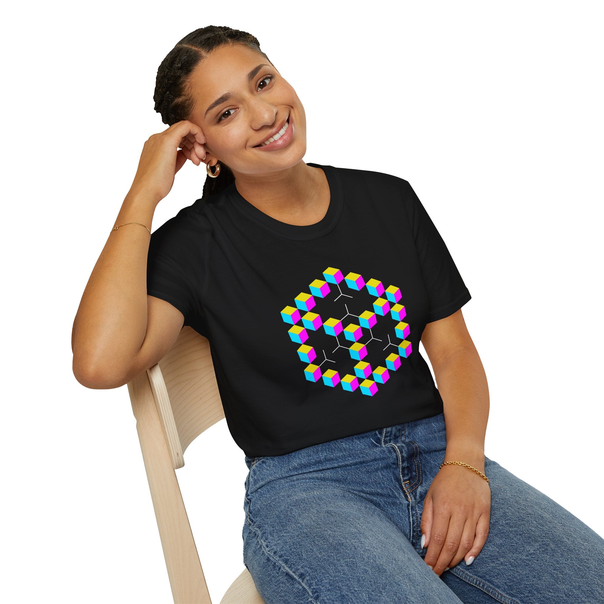 Flower Of Life Shirts | CMY Skeleton Map Mandala T-Shirt | Sacred Geometry Graphic Tee