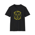 Flower Of Life Shirts | Golden Merkaba Mandala T-Shirt | Sacred Geometry Graphic Tee
