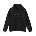Flower Of Life Shirts - "UNIVERSE: *EXISTS*" - Black Double-Sided Sacred Geometry Hoodie