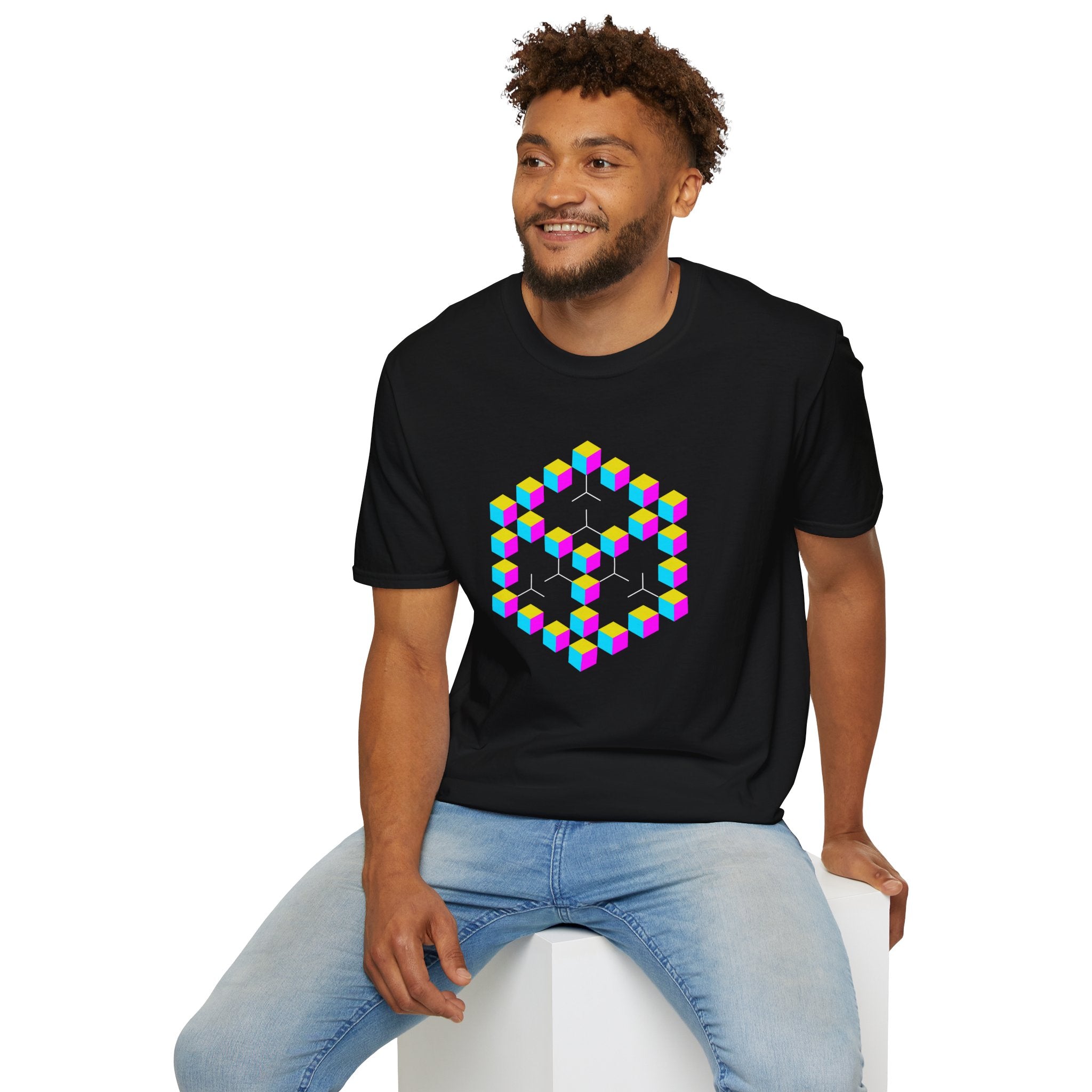 Flower Of Life Shirts | CMY Skeleton Map Mandala T-Shirt | Sacred Geometry Graphic Tee