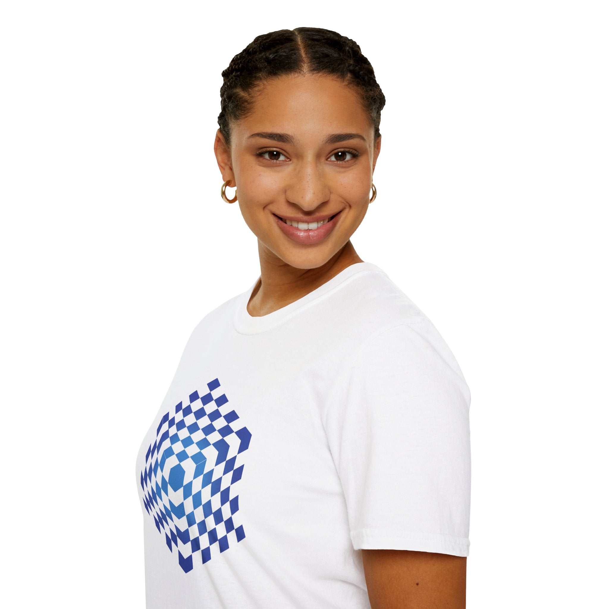 Flower Of Life Shirts | Blue Mind Map Mandala T-Shirt | Sacred Geometry Graphic Tee