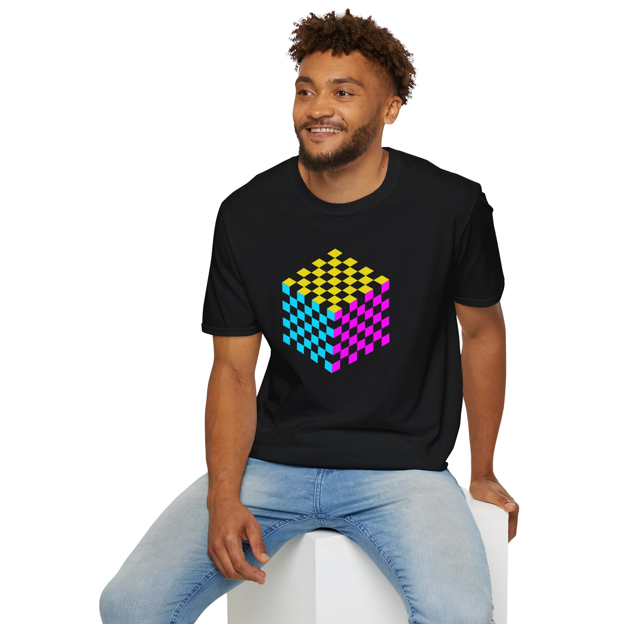 Flower Of Life Shirts | CMY Full Mind Map Mandala T-Shirt | Sacred Geometry Graphic Tee