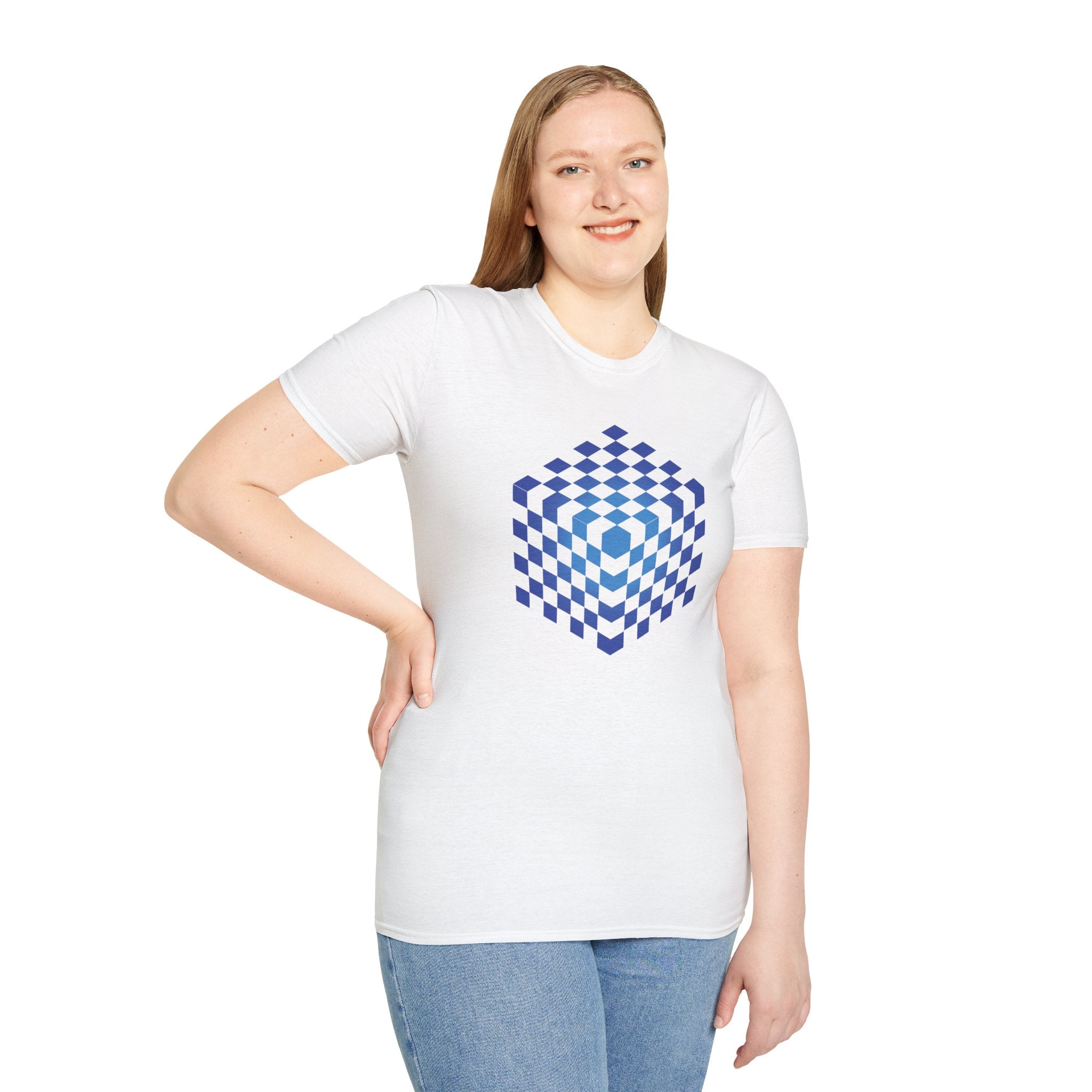 Flower Of Life Shirts | Blue Mind Map Mandala T-Shirt | Sacred Geometry Graphic Tee