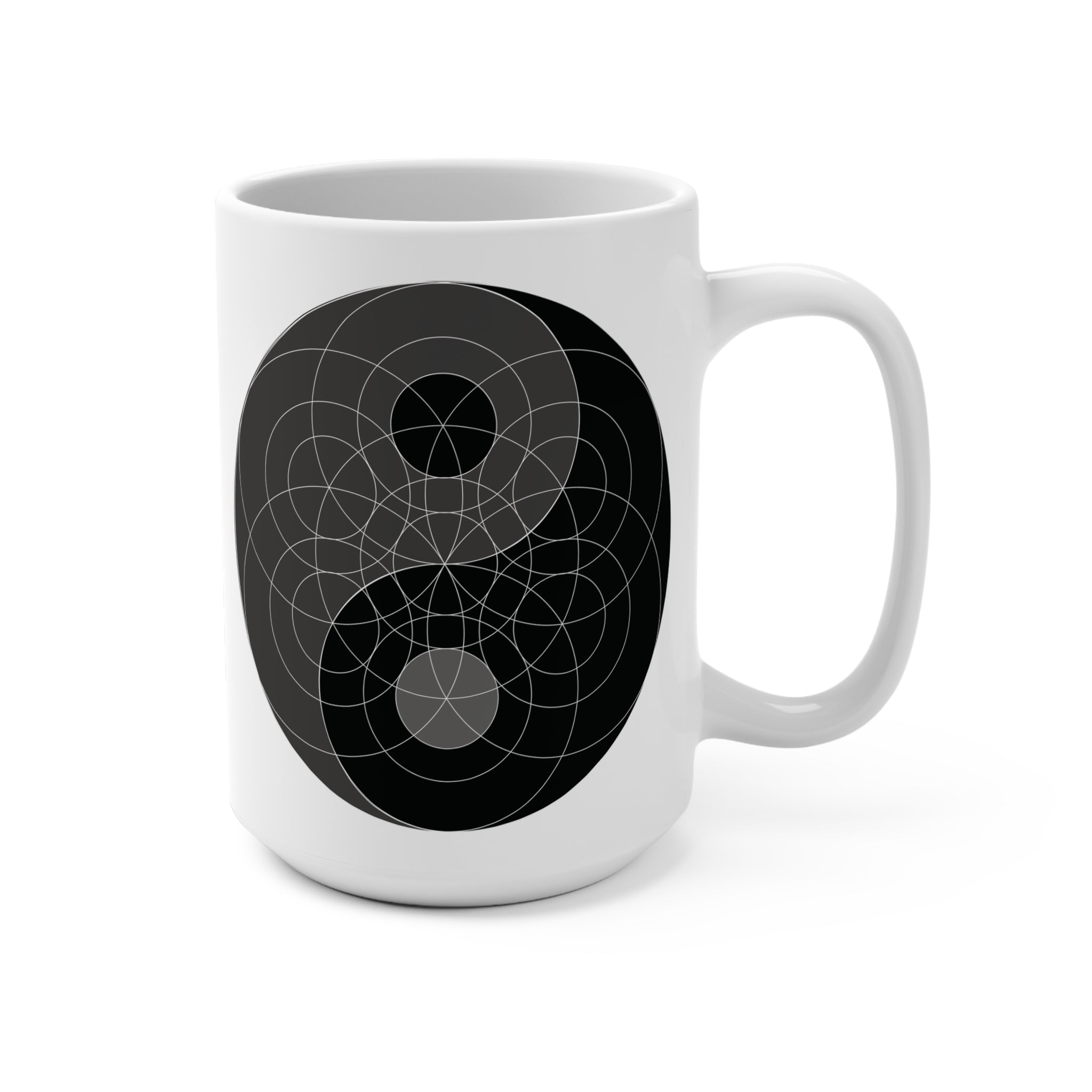 Yin Yan Seed Of Life Mug 15oz