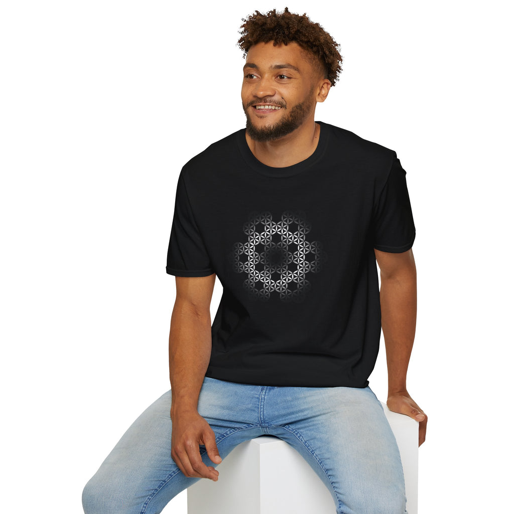 Flower Of Life Shirts Optical Illusion T-Shirt - Sacred Geometry Unisex Tee