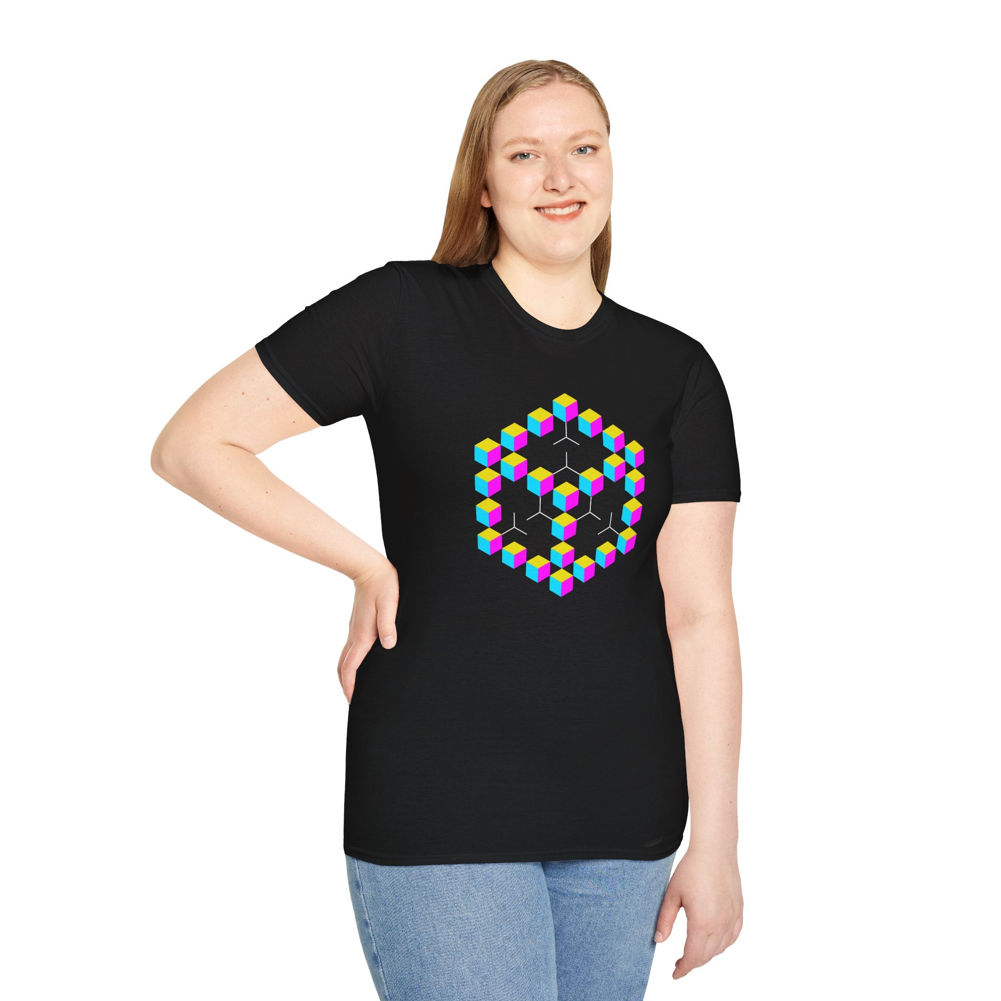 Flower Of Life Shirts | CMY Skeleton Map Mandala T-Shirt | Sacred Geometry Graphic Tee