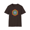 Flower of Life Shirts - Metatron's Cube T-Shirt - Lotus Rainbow Chakra Mandala Tee