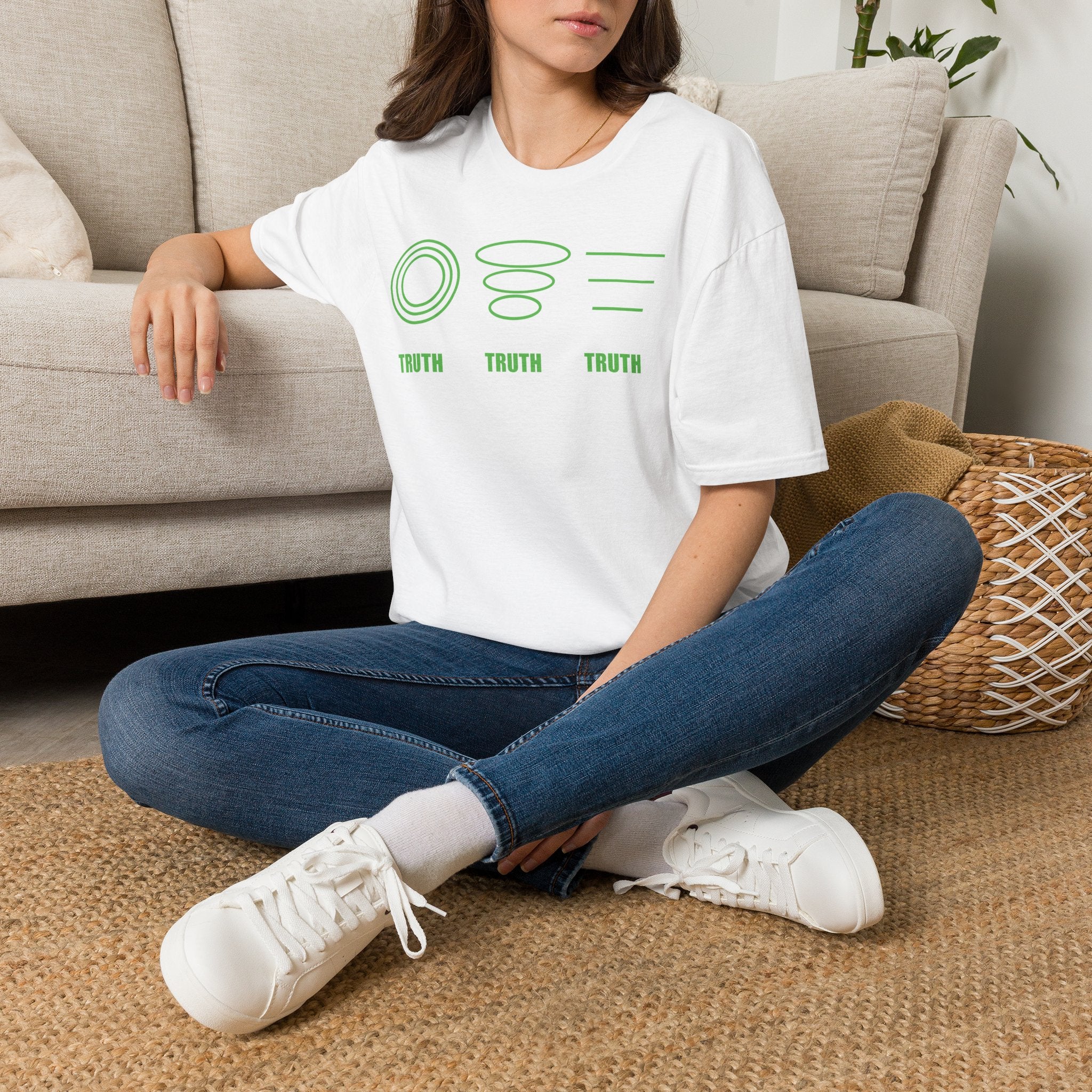 Three Truths | Flower Of Life Shirts T-Shirt | Sacred Geometry Graphic Tee