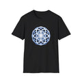 Flower Of Life Shirts - Glowing Seeds Of Life Mandala T-Shirt - Sacred Geometry Graphic Tee
