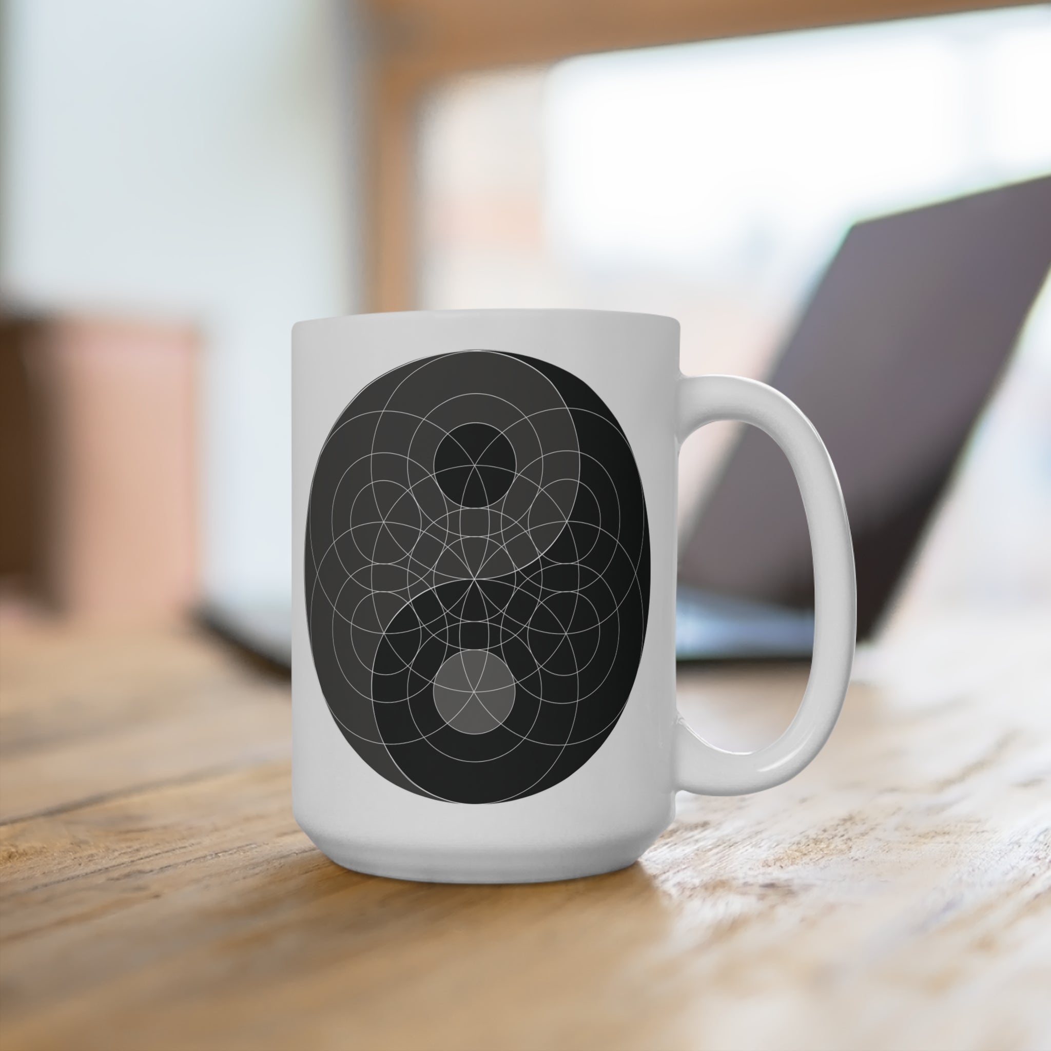 Yin Yan Seed Of Life Mug 15oz