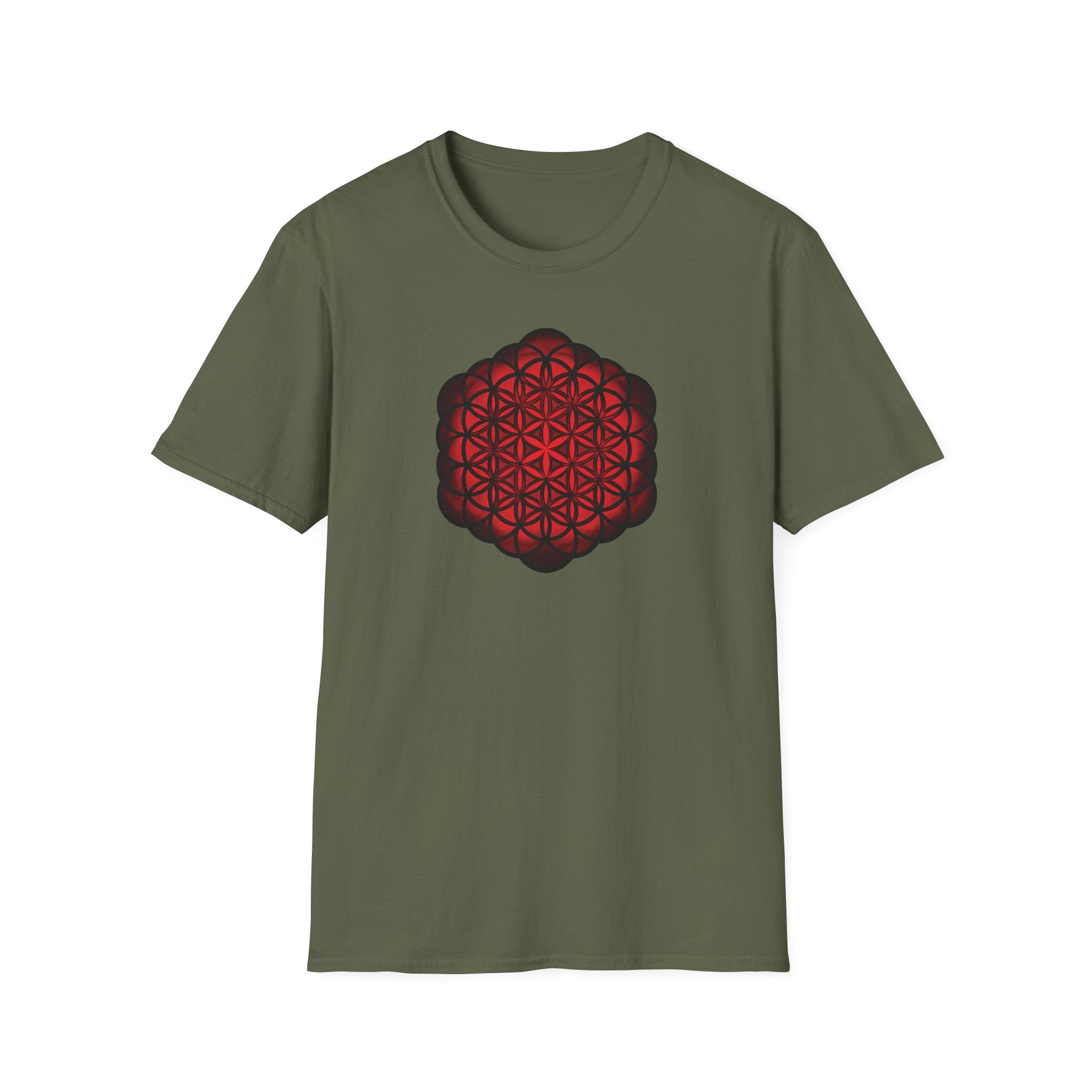 Revolution Flower of Life Mandala T-Shirt — Sacred Geometry Unisex Tee