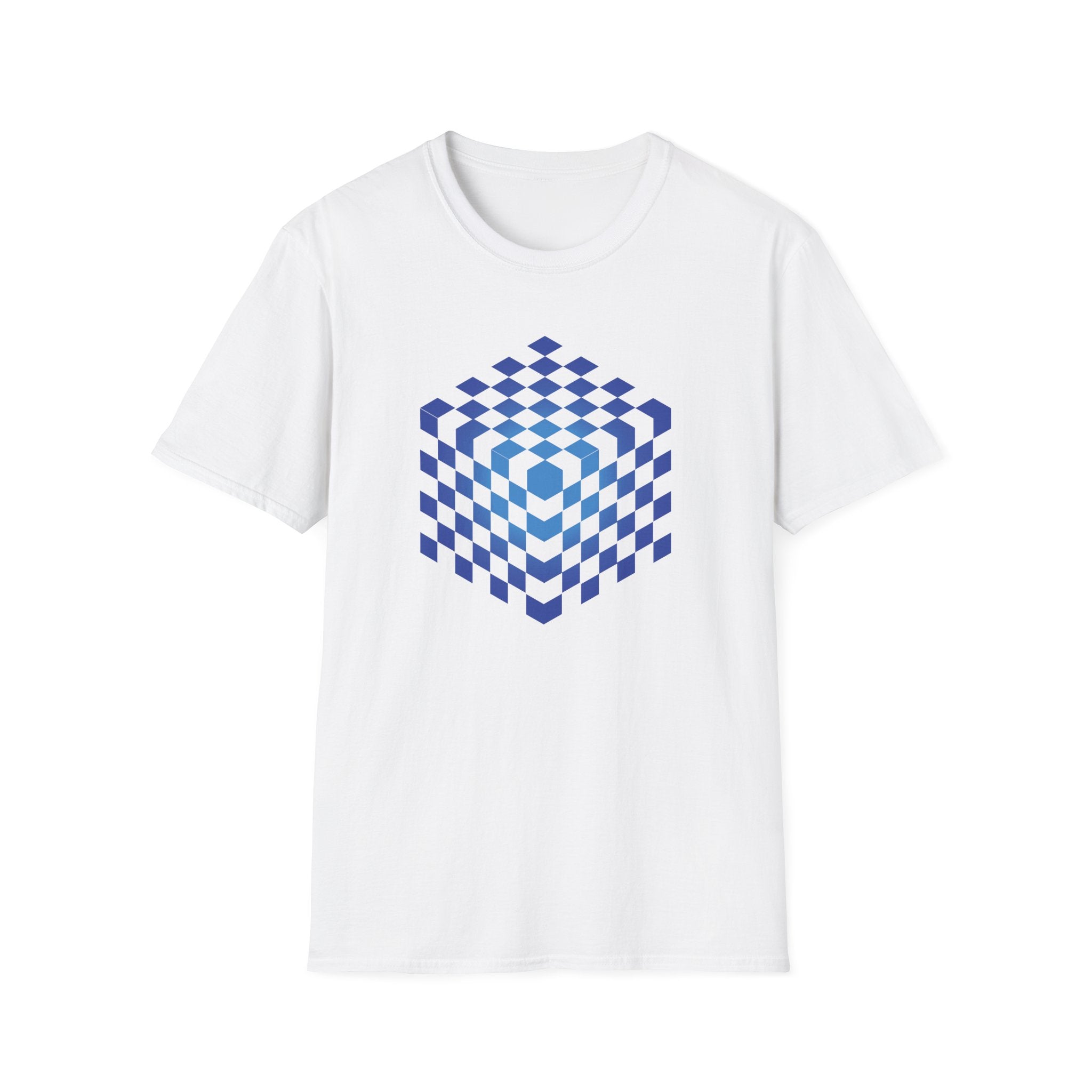 Flower Of Life Shirts | Blue Mind Map Mandala T-Shirt | Sacred Geometry Graphic Tee