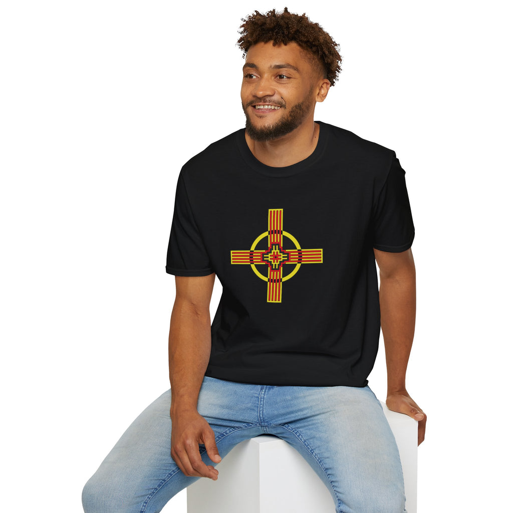 Flower of Life Shirts — Zia Design - Black Geometry Graphic Tee